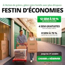 Depotium Mini Entrepôt - Pointes aux Trembles Promotion